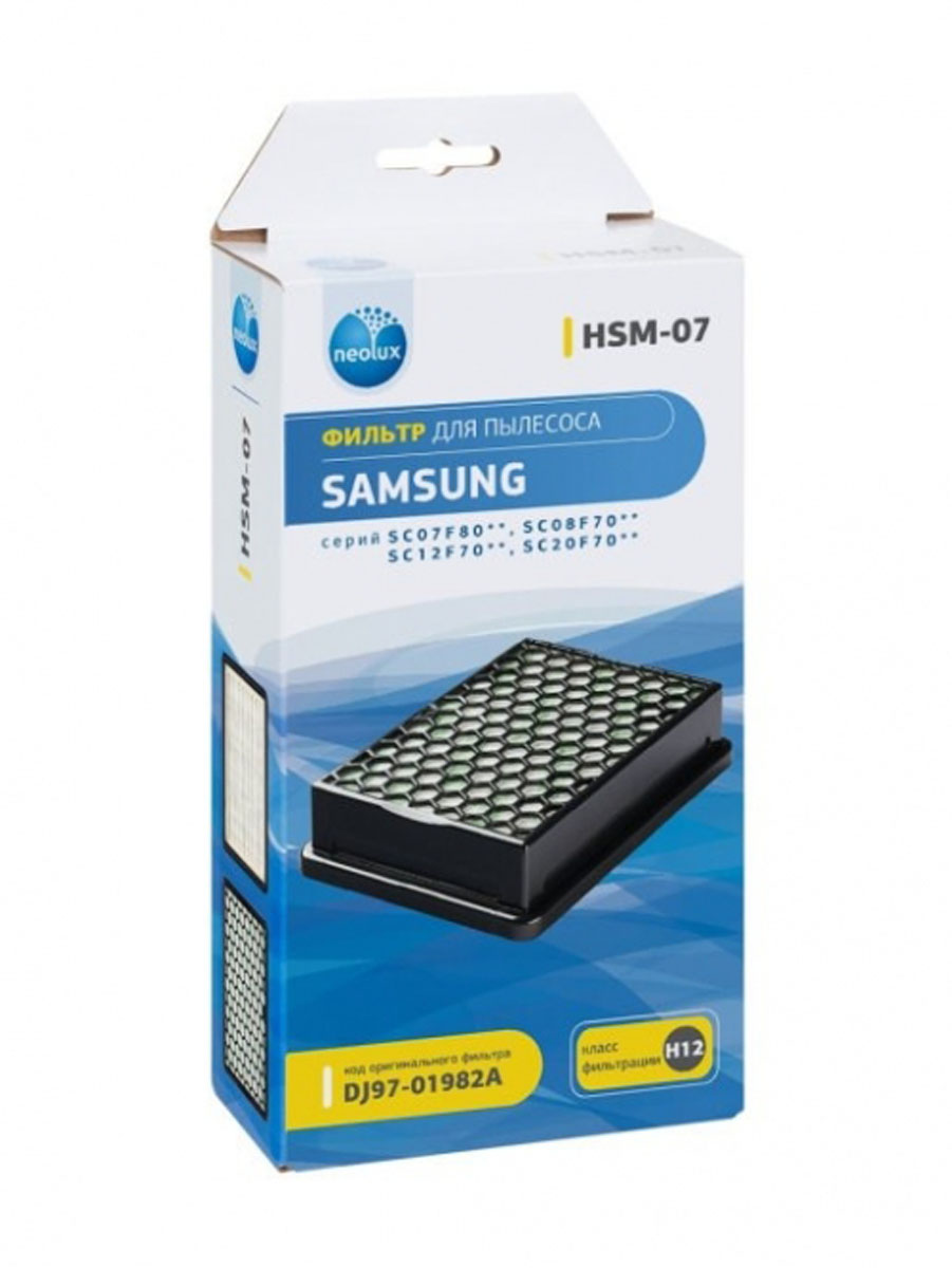 Фильтр HEPA Пылесоса SAMSUNG DJ97-01982A ( HSM-07 )